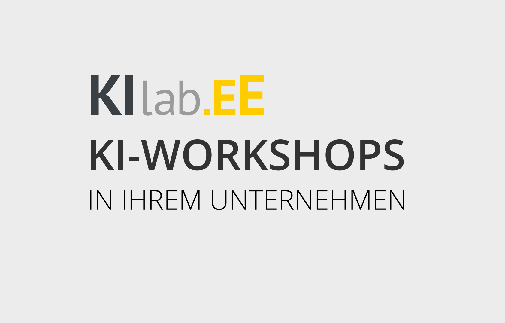 KI-Lab Workshops in Ihrem Unternehmen