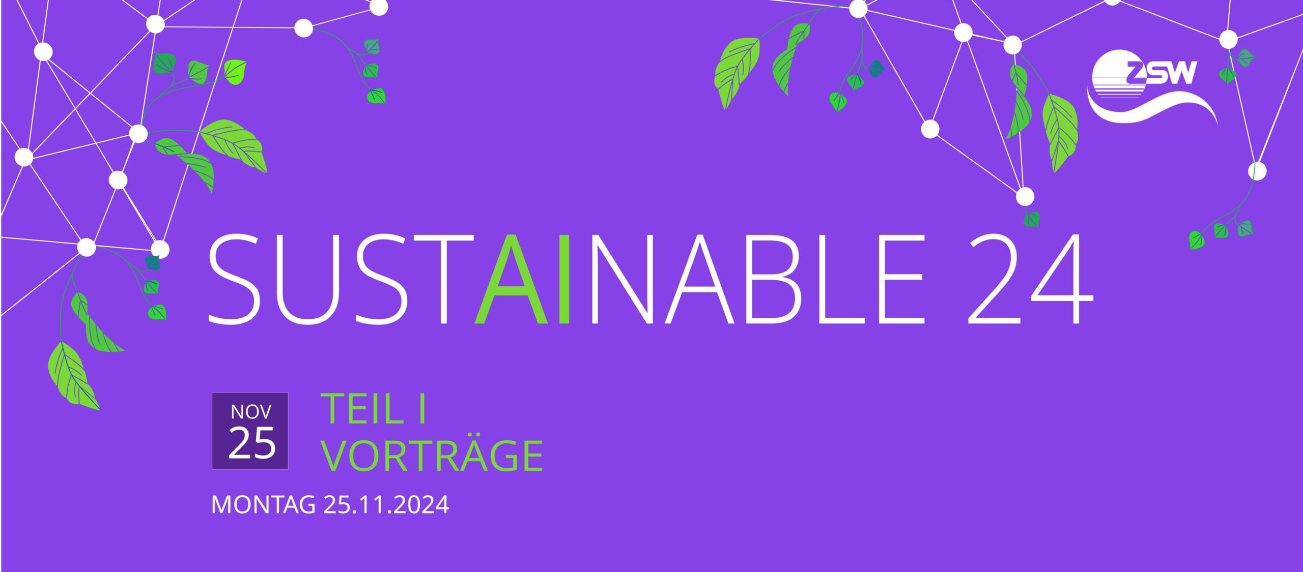 SustAInable 24 |  Vorträge