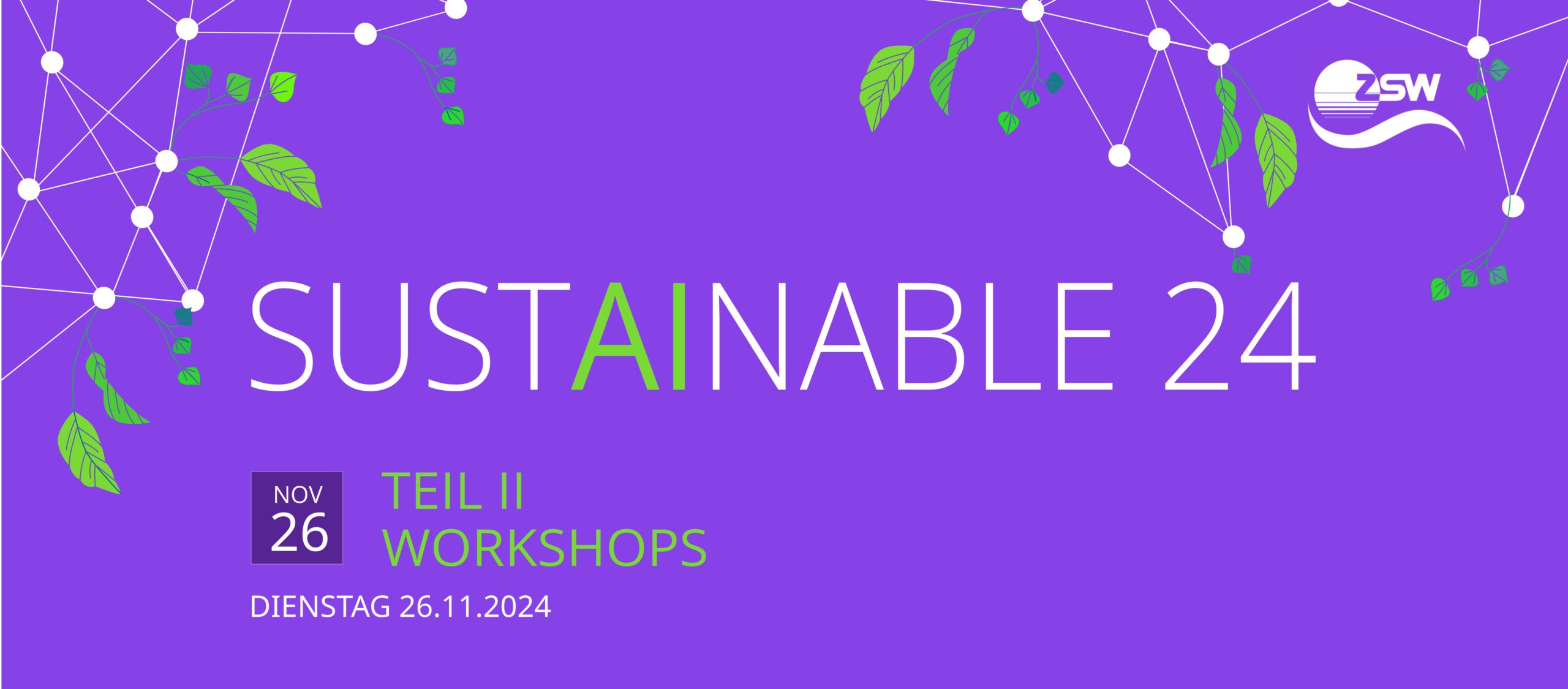 SustAInable 24 | Workshops